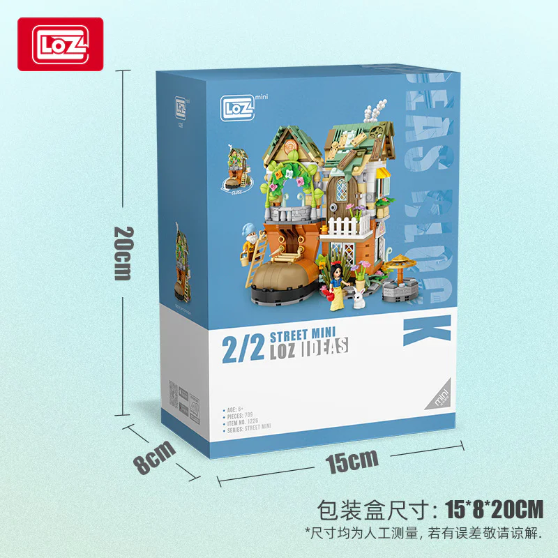 The fairy tale, the dwarf cabin 俐智LOZ 1226 image 2
