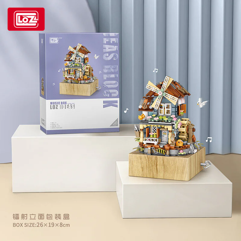 The windmill, the soundbox 俐智LOZ 1239 image 3