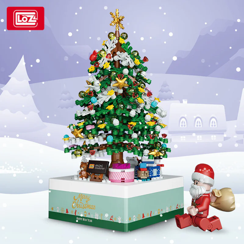 Christmas Tree Music Box 俐智LOZ 1237 image 1