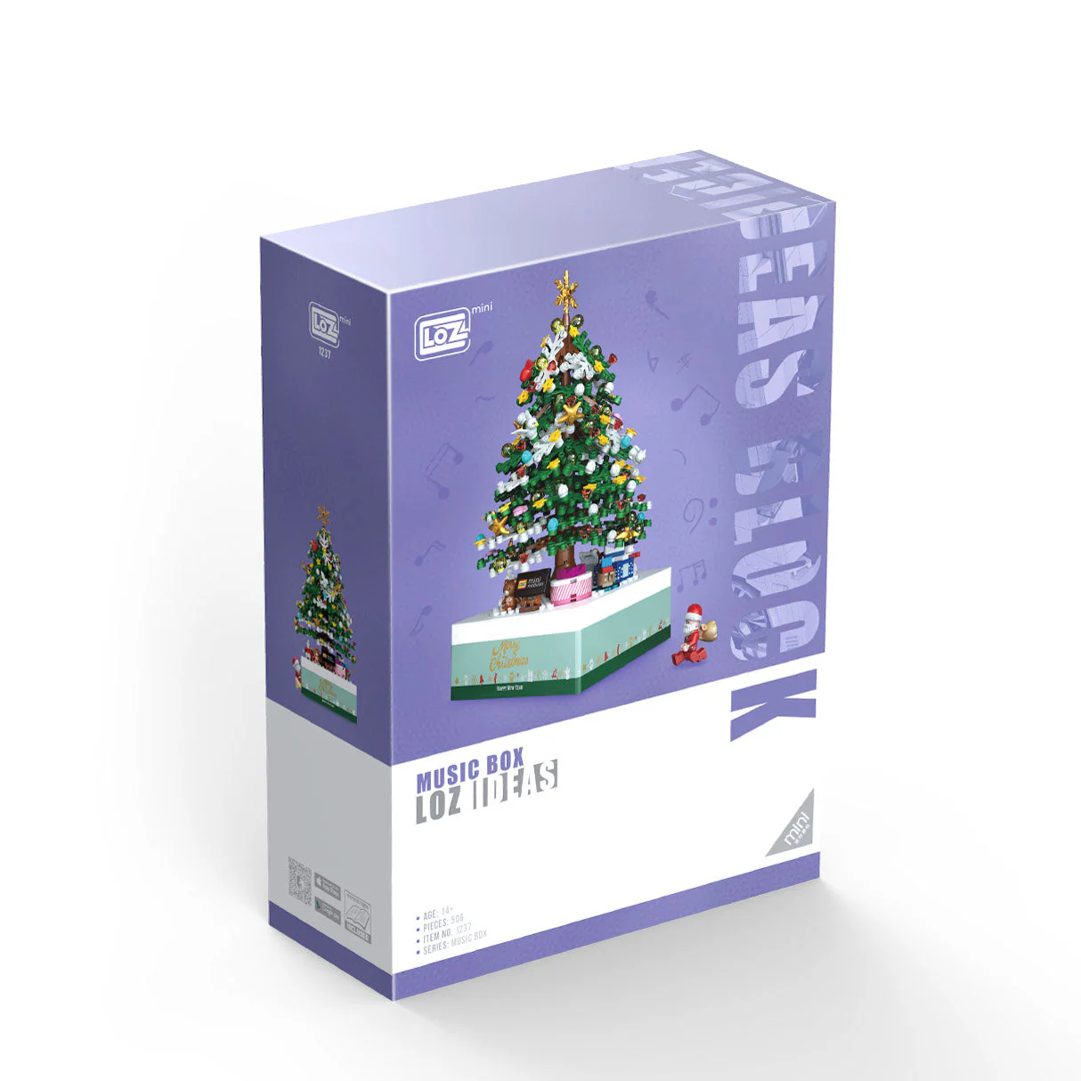 Christmas Tree Music Box 俐智LOZ 1237 image 3