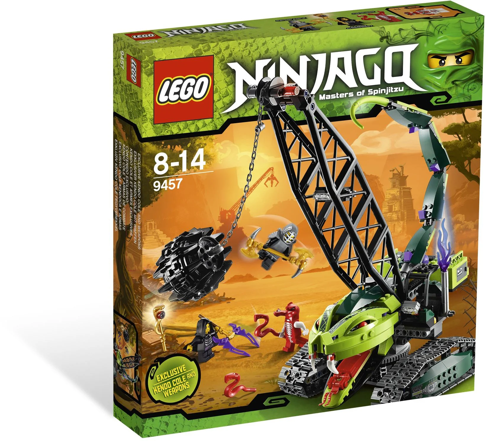 Venomous Fang Giant Anaconda Crushing Machine 乐高 LEGO 9457 image 2