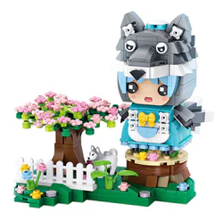 A fairy-tale doll, a wolf boy