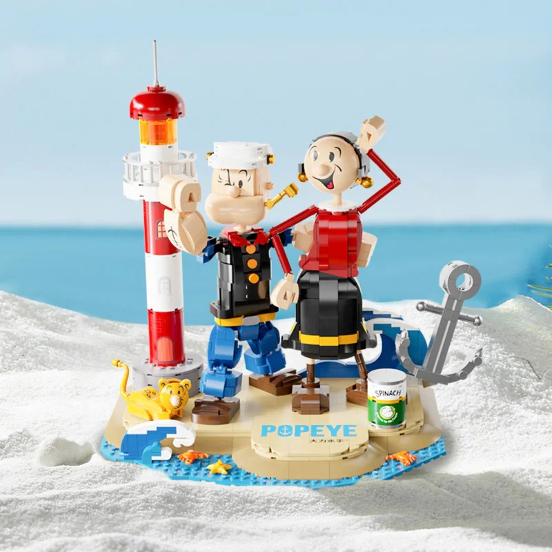 Popeye and Olive 拼奇积木 Pantasy 86401 image 2