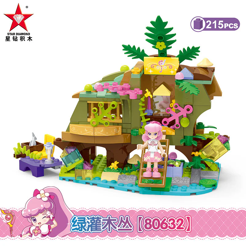Little flower fairy: green bushes 星钻STAR DIAMOND 80632 image 1