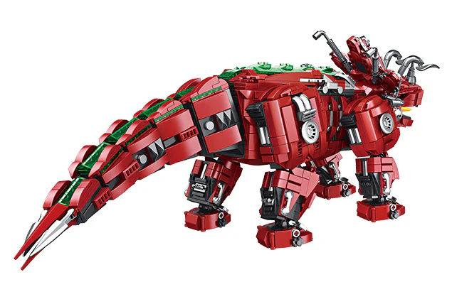 Light mechanical dinosaurs: large mechanical triangles 潘洛斯 PANLOSBRICK 611012 image 1