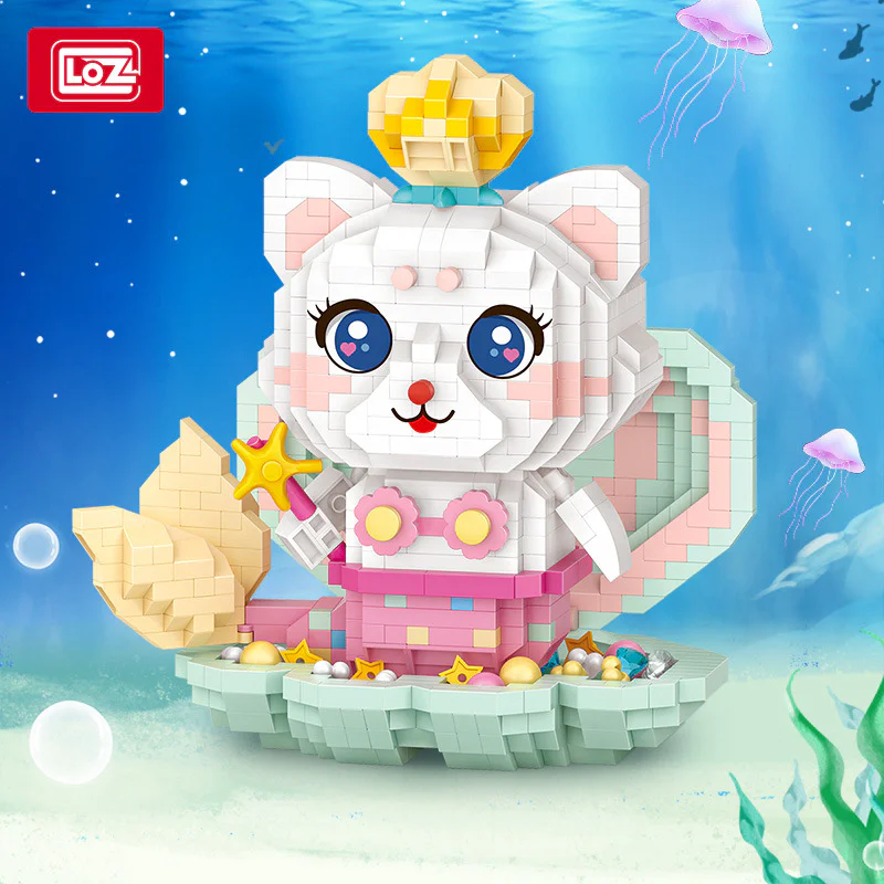 Shell Mermaid 俐智LOZ 8113 image 1