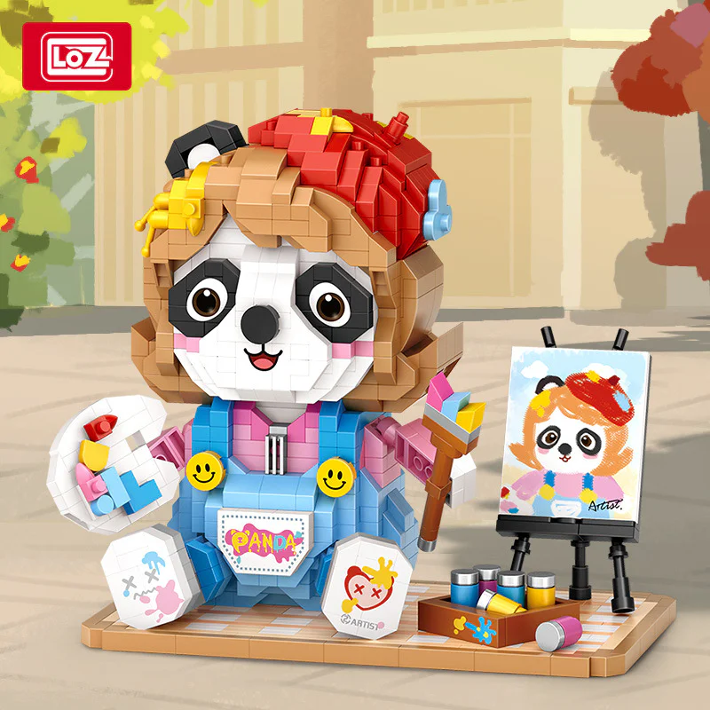 Twilight game: Panda painter 俐智LOZ 8119 image 1