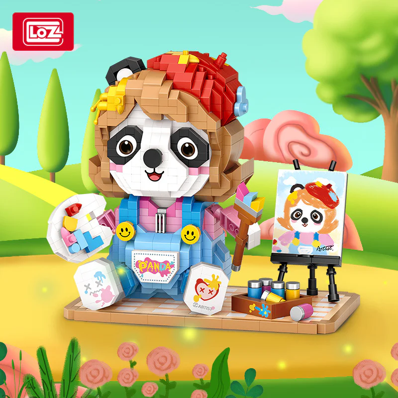 Twilight game: Panda painter 俐智LOZ 8119 image 3