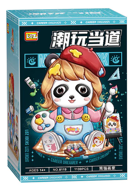 Twilight game: Panda painter 俐智LOZ 8119 image 5