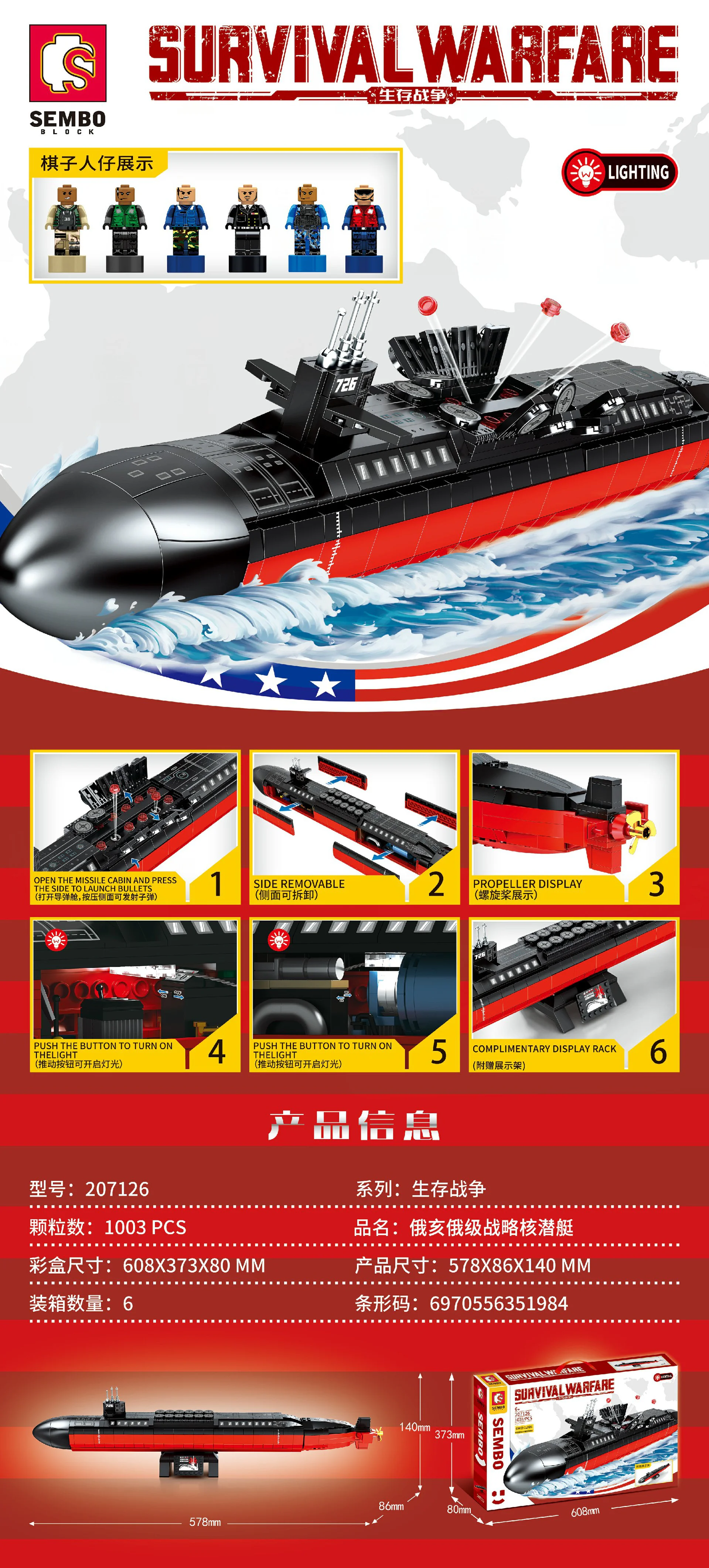Survival war: Ohio class strategic nuclear submarines 森宝 SEMBO 207126