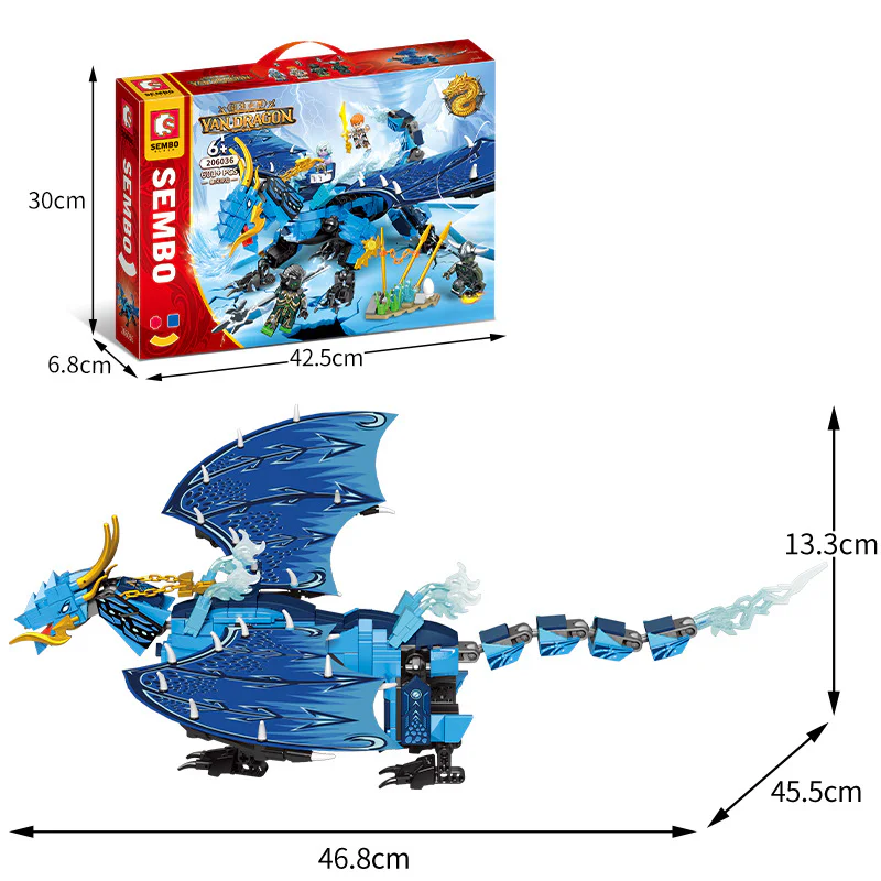 Dragon Junior: Storm Dragon 森宝 SEMBO 206036 image 1
