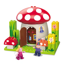 Benban and Lily's little kingdom: Magic mushroom house