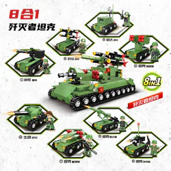 Eight-by-one saboteurs tank