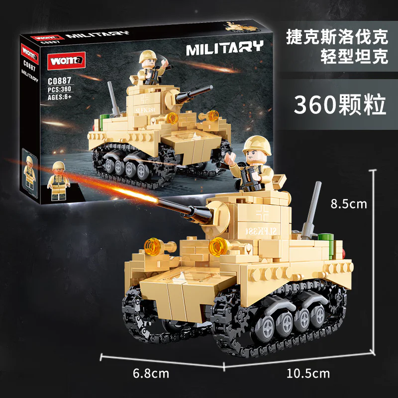 CZECHOSLOVAK LIGHT TANK LT-38 沃马动漫 WOMA C0887