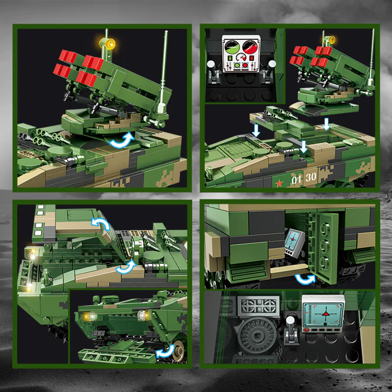 Tank World: Red Arrow-10 Anti-tank Missile Tracker 沃马动漫 WOMA C0130 image 3