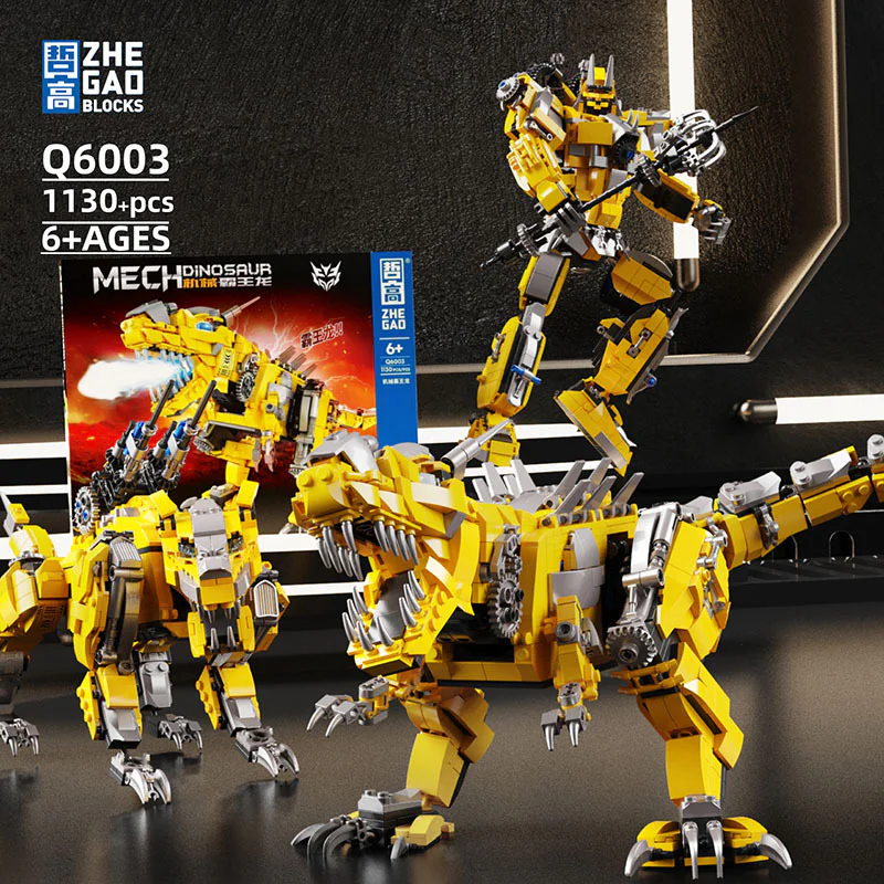 Dinosaur legend: Triple Machine Dragon 哲高 ZHEGAO Q6003 image 1