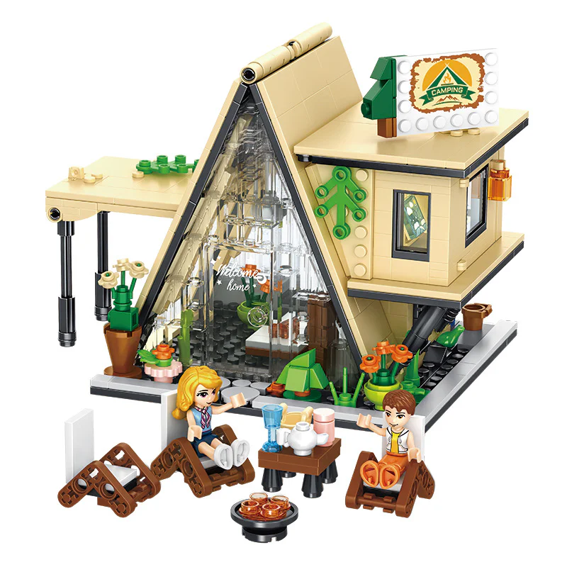 Dream hut: camping tents 方橙积木 Forange FC8506