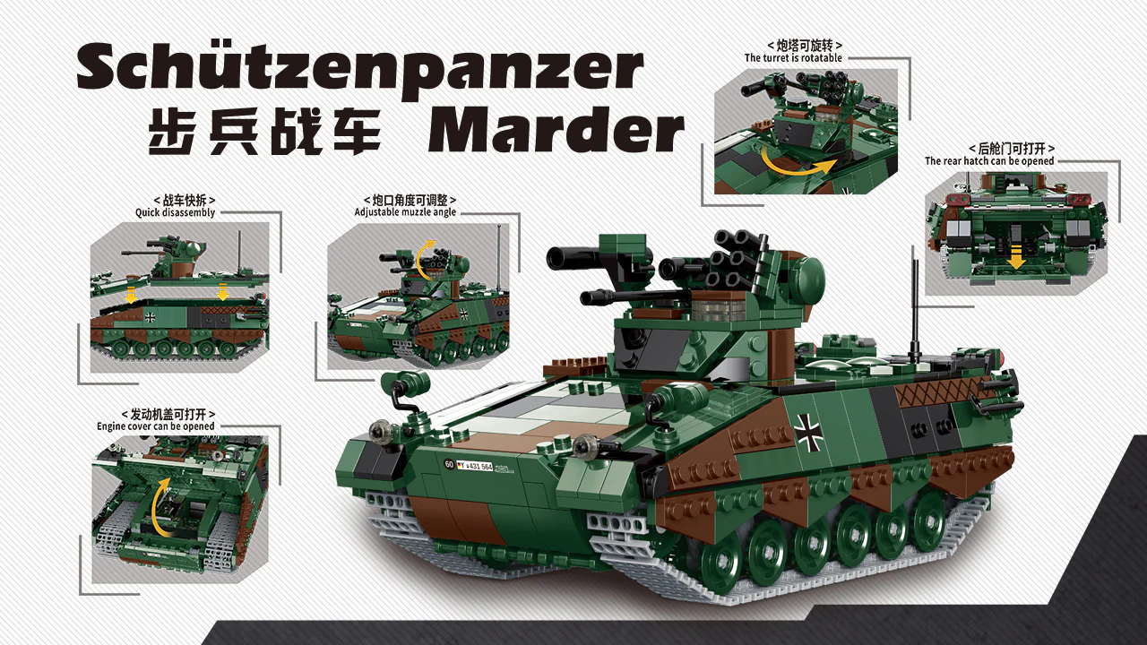Crossing the battlefield: Weasel Infantry Fighting Vehicle 星堡 XINGBAO XB-06051 image 2