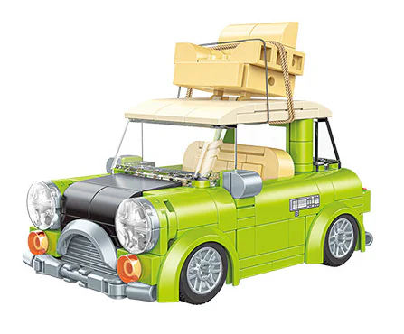 The tide wants to create something: Sofa minivan 佳奇积木 JAKI JK8307
