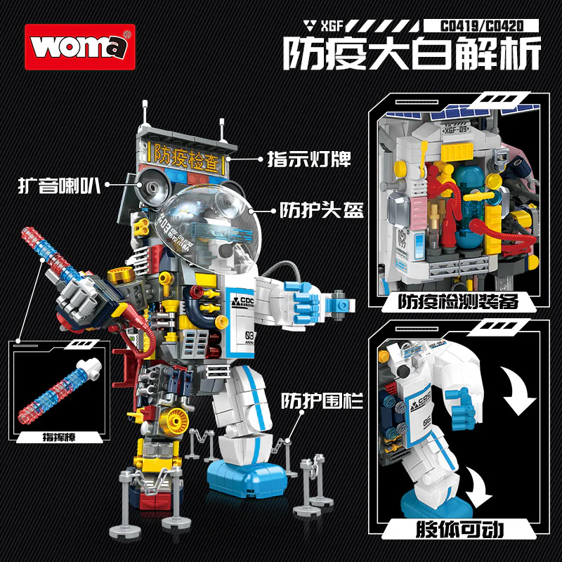 Anti-prevalence White: Regional Command 沃马动漫 WOMA C0419 image 2