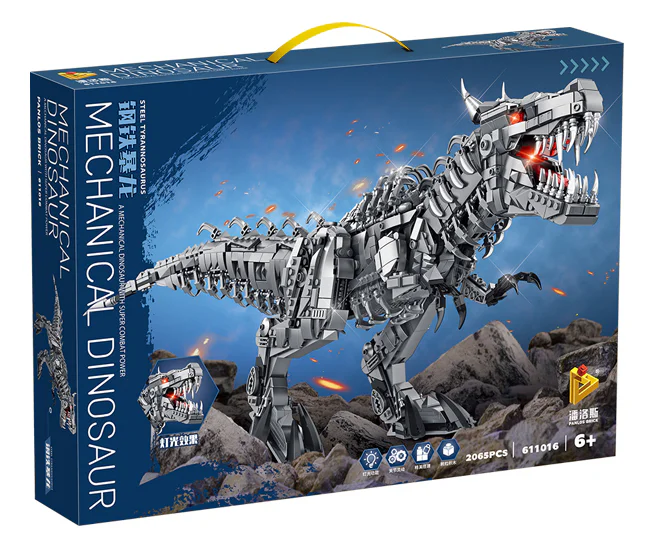 Iron and steel dragon, mechanical dinosaur 潘洛斯 PANLOSBRICK 611016 image 1