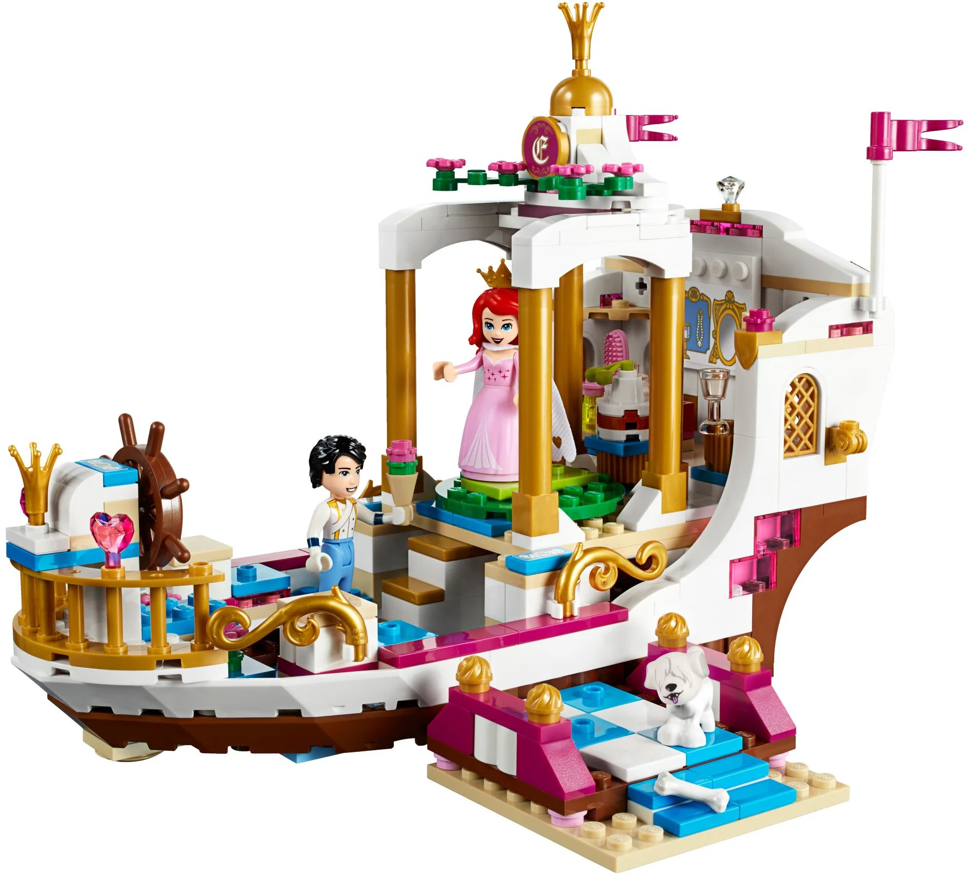 The Grand Celebration Ship of the Beautiful Mermaid Ariel's Royal Court. 双象 SX 3009 image 4