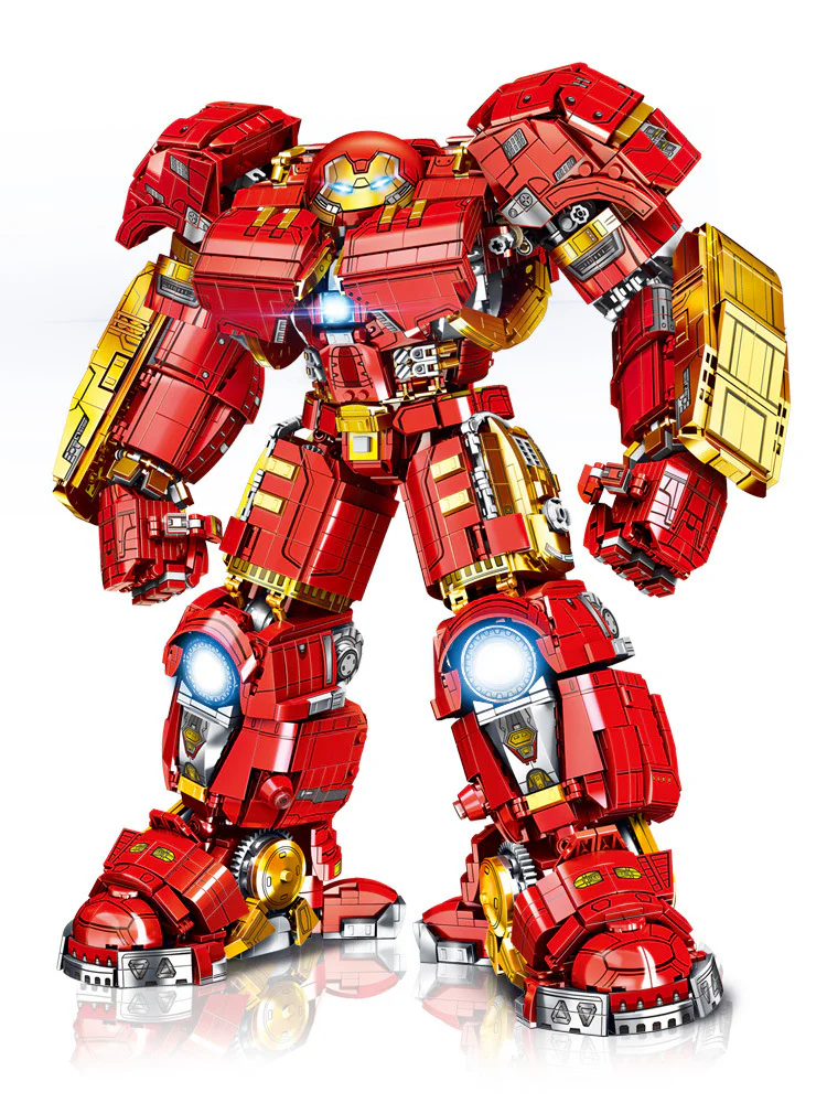 Steel armor, anti-Hulk armor 乐玩积木LW 2098