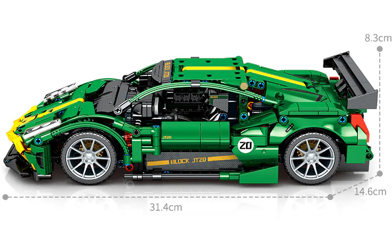Armaments: The Powered Green Demon Racer 森宝 SEMBO 701921 image 2