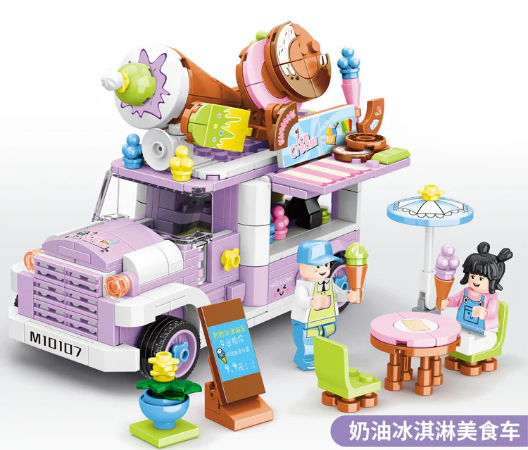 Food truck: cream ice cream food truck 明迪 minGDi/磊宝 LEIBAO 10107