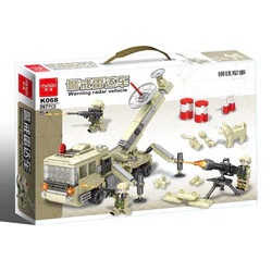 Steel military: security radar vehicle