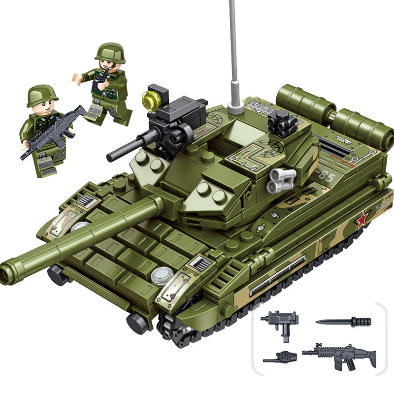 ENEMIES: T-85 MAIN BATTLE TANK 乐玩创客LWCK 90039