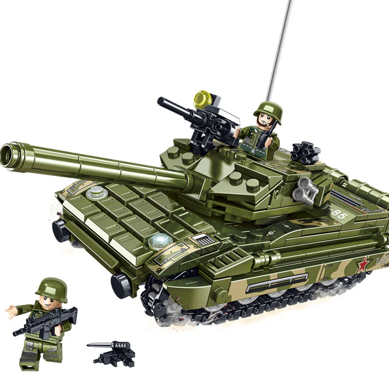 ENEMIES: T-85 MAIN BATTLE TANK 乐玩创客LWCK 90039 image 1