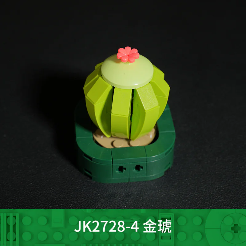 Vegetable logs, extra meat, six units, late-summer dances, eggs and peaches, pixie ball, Kim-ming, purple-tang, eggs 佳奇积木 JAKI JK2728 image 7