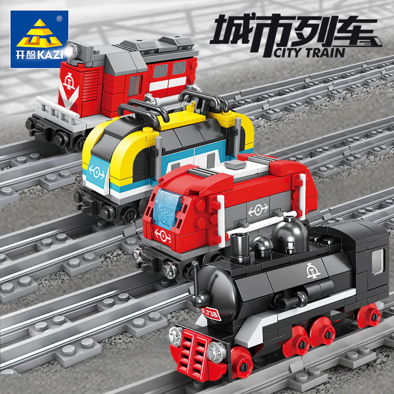City train: Forward steam train 4 开智 KAZI/高博乐 GBL KY98264 image 2