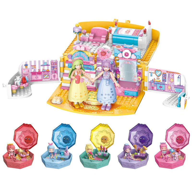 Crystal Girl, luxurious crystal box 启蒙 QMAN/ENLIGHTEN/Keeppley 34015