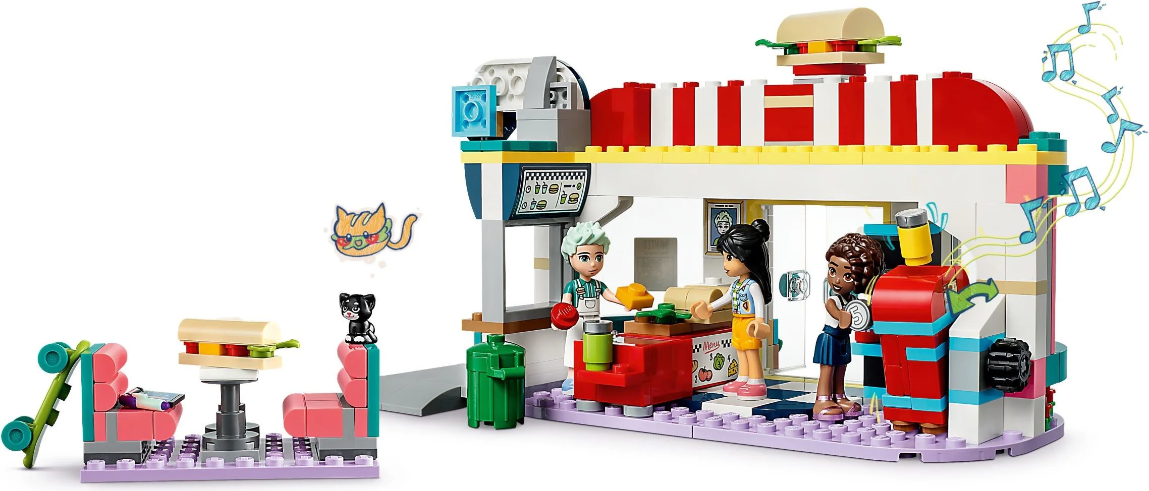 Heart Lake City Dining Room 乐高 LEGO 41728 image 2