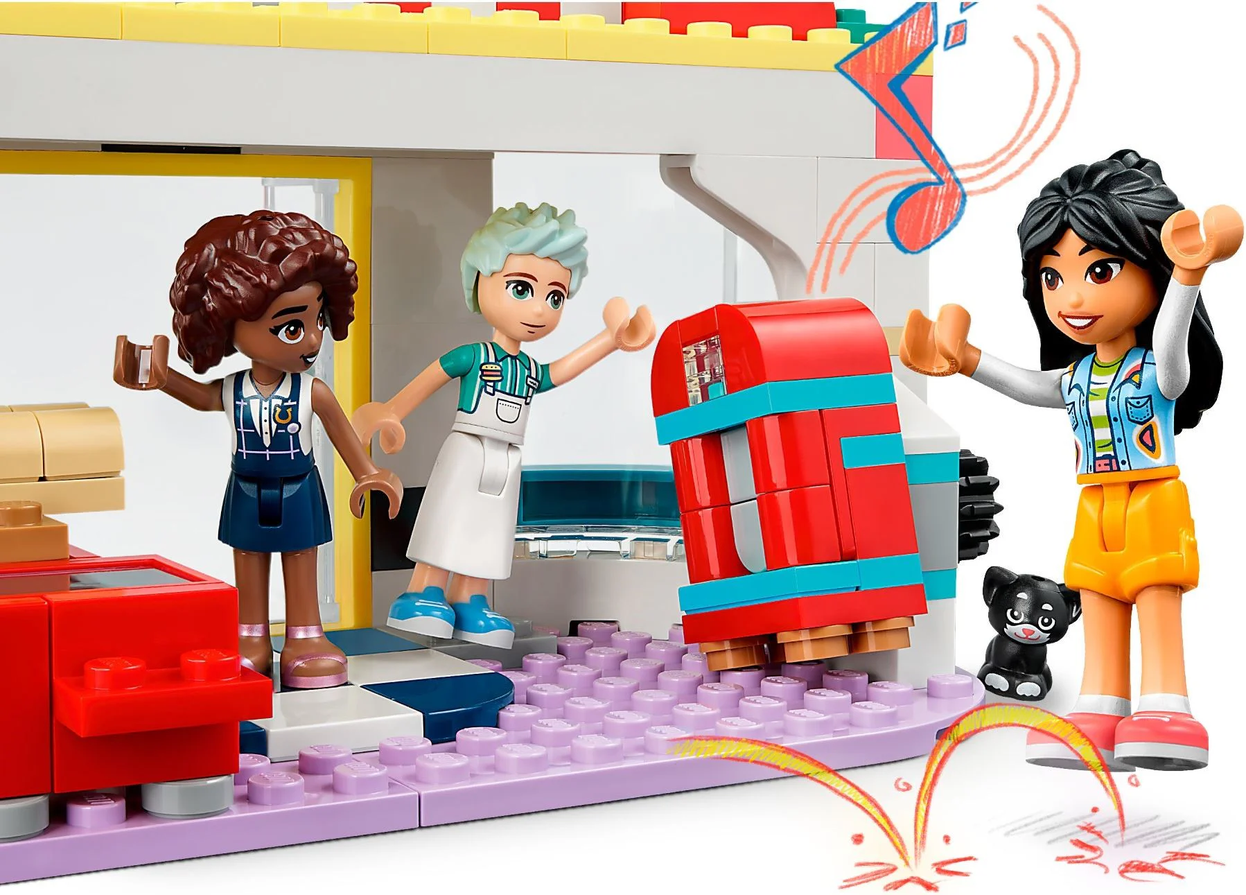 Heart Lake City Dining Room 乐高 LEGO 41728 image 7