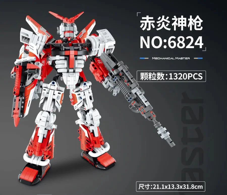 Master of Armaments: Red Inflammation Gun Armour 万致 IM.Master 6824 image 1