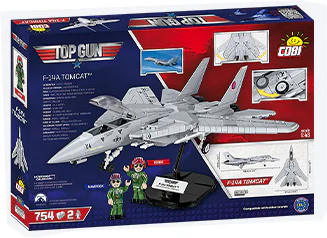 THE F14 MALE CAT FIGHTER, THE MAGNIFICENT CLOUD COBI 5811 image 1