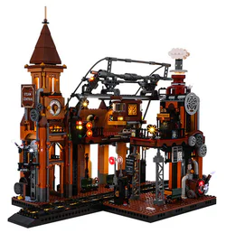 Steam punk train station