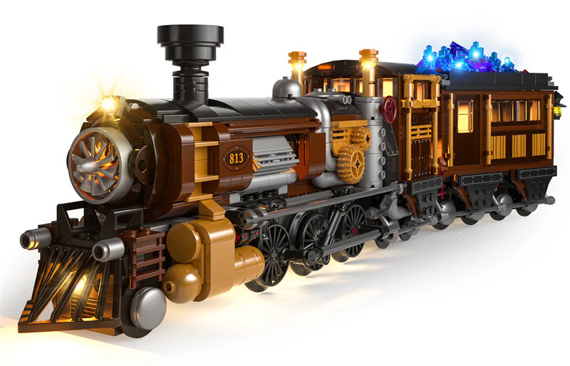 A steam train full of ores Amazing Brick F9006