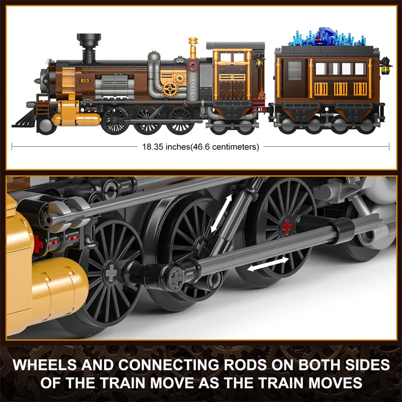 A steam train full of ores Amazing Brick F9006 image 3