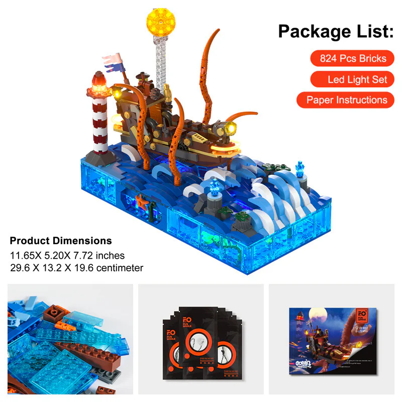 Ocean adventure ship Amazing Brick FH-9003 image 8