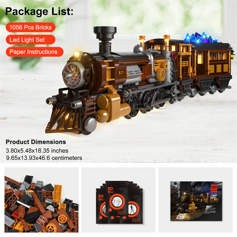 A steam train full of ores Amazing Brick F9006 image 6