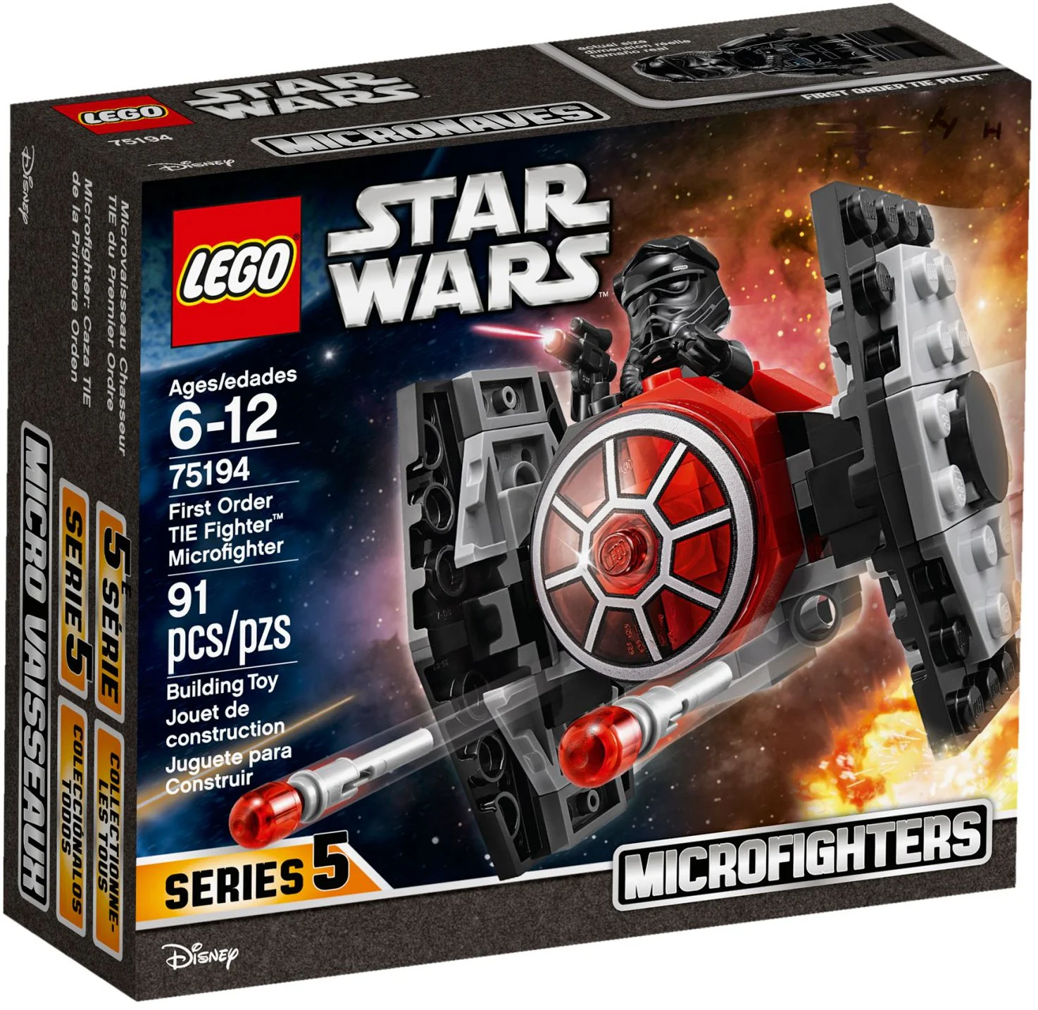 Mini Squad Suit: Titanium First Order Fighter 10894 image 1