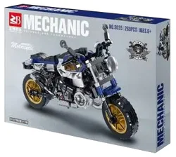 Blue motorcycle