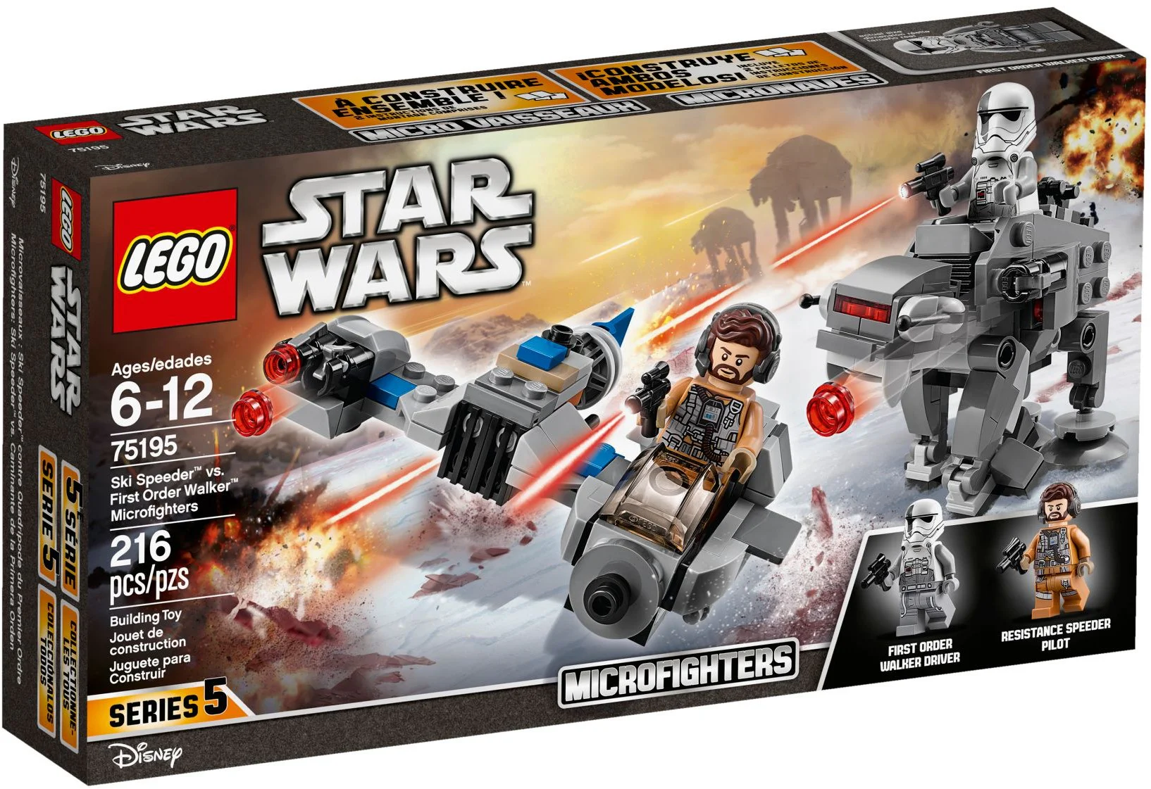 Miniature War Machine: Speeder VS First Order Walker 10910 image 1