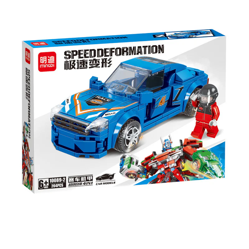 Ultravelocity deformation: racing machine A 4 明迪 minGDi/磊宝 LEIBAO 10089 image 2