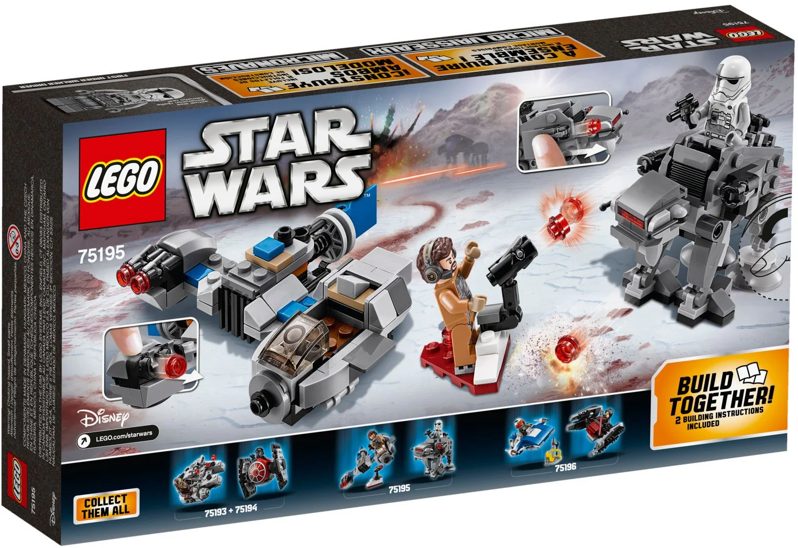 Miniature War Machine: Speeder VS First Order Walker 10910 image 2