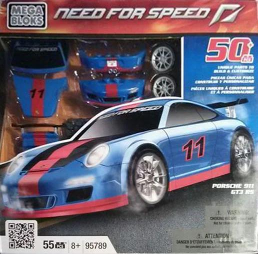 OPTIMUS FLYING VEHICLE: PORSCHE 911 GT3 RS 美家宝/美高 MegaBloks 95789 image 1